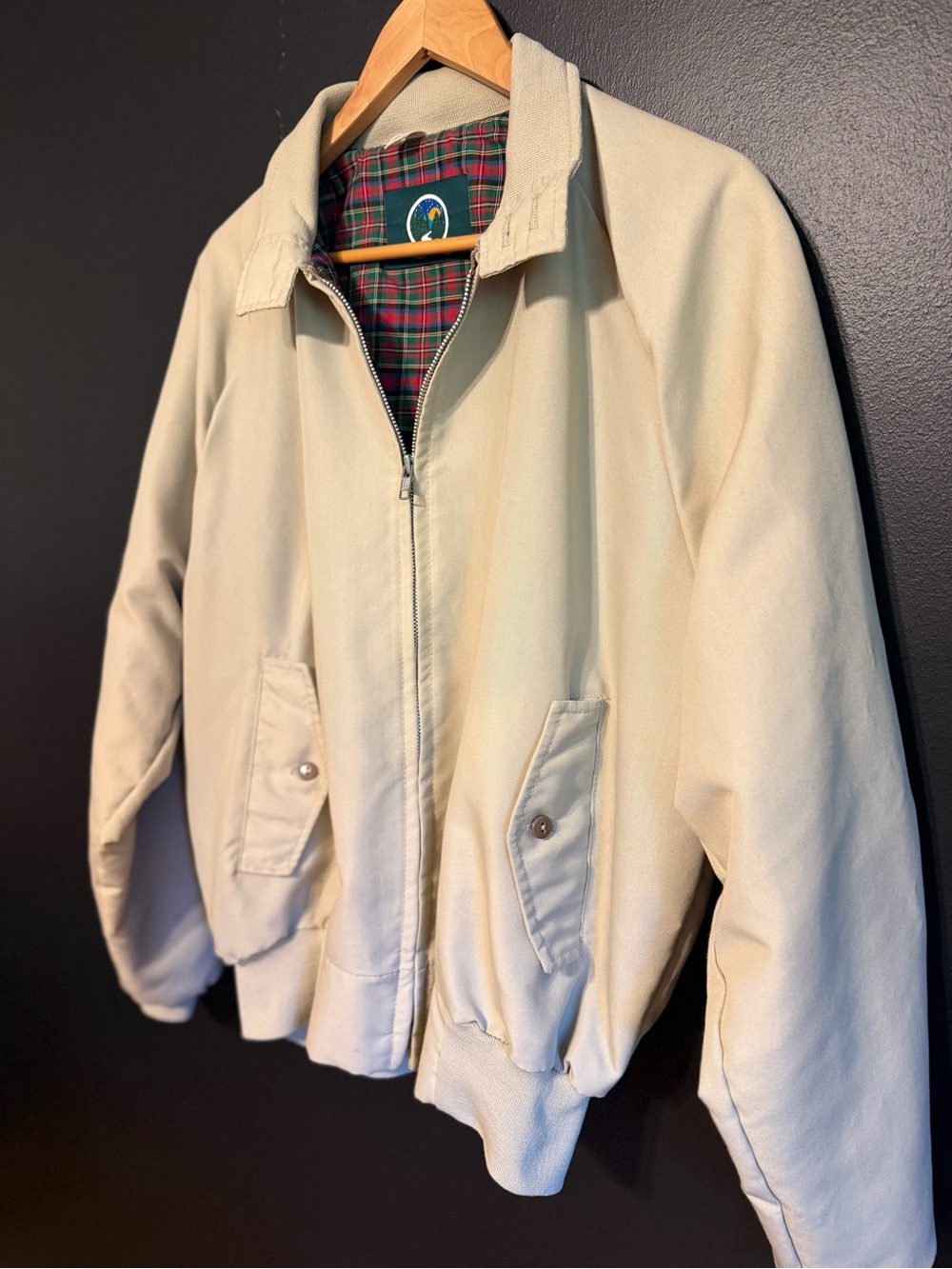 Vintage Ozark Trail Bomber Jacket with Plaid Lining